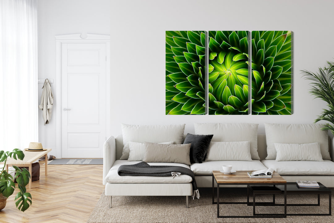 Canvas-taulut - Vihreä kasvi makromittakaavassa, N-3708