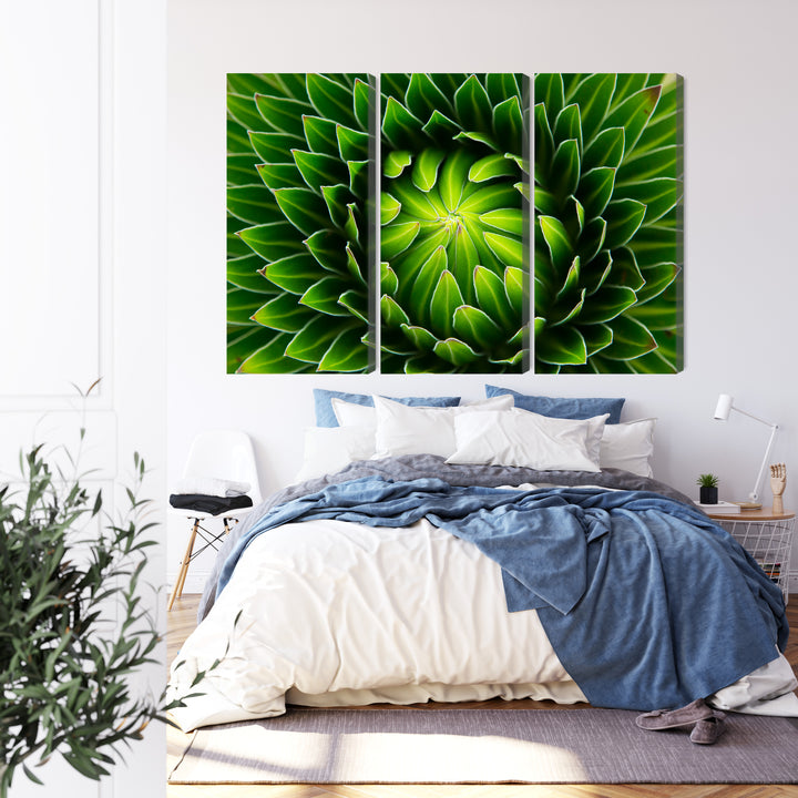 Canvas-taulut - Vihreä kasvi makromittakaavassa, N-3708