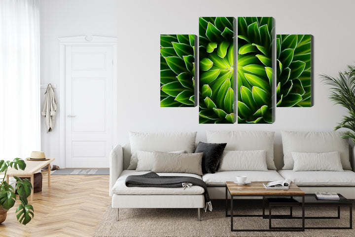 Canvas-taulut - Vihreä kasvi makromittakaavassa, N-3710