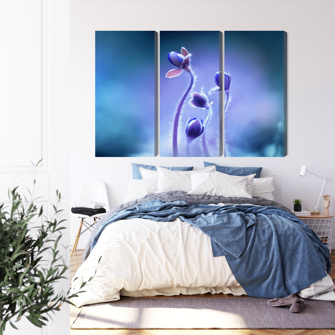 Canva - Fine flowers in macro scale, N-3738