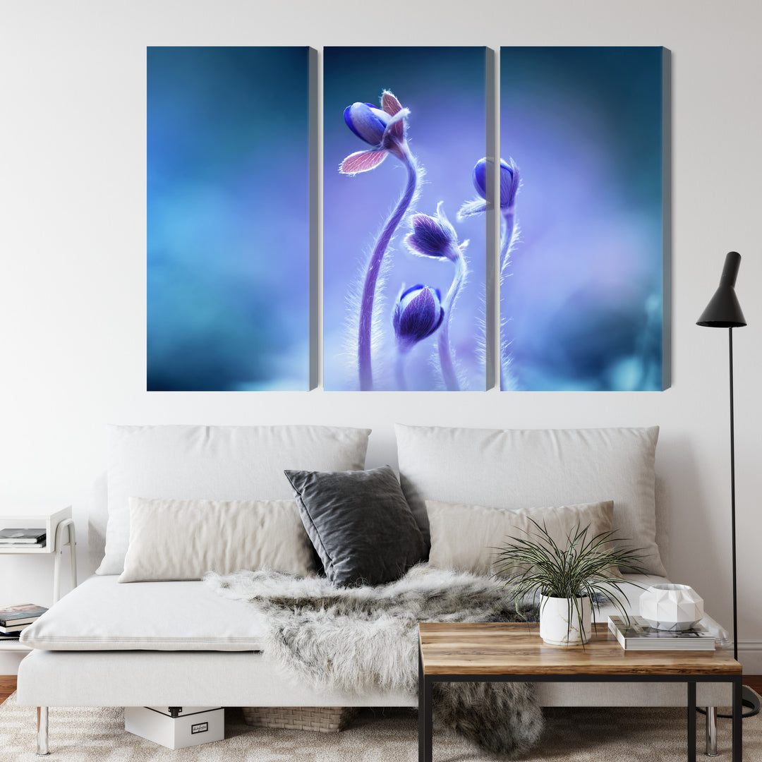 Canva - Fine flowers in macro scale, N-3738