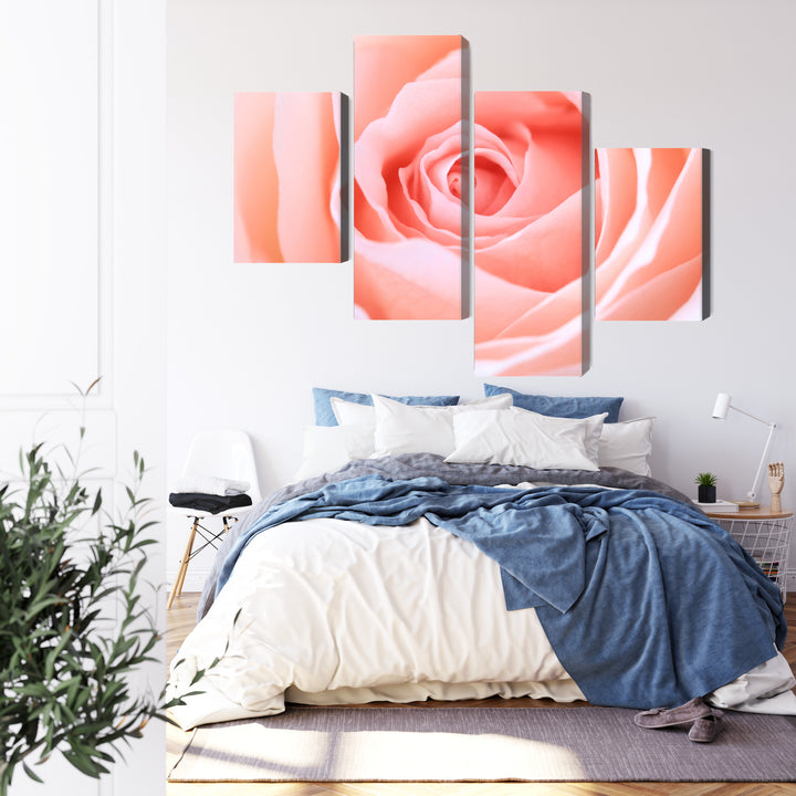 Canva - Rose in pastel shades, N-3816