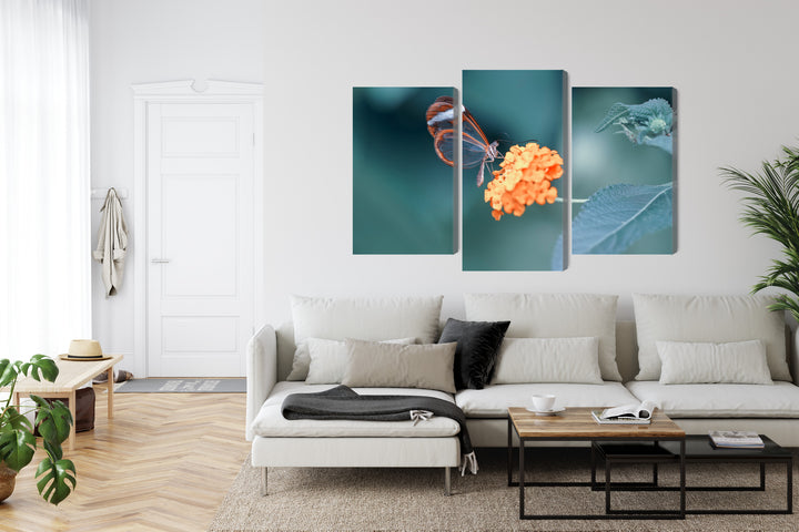 Canva - Butterfly in the Summer Garden, N-3829