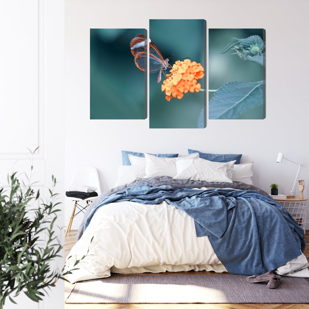 Canva - Butterfly in the Summer Garden, N-3829