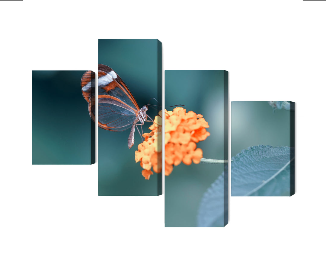 Canva - Butterfly in the Summer Garden, N-3831