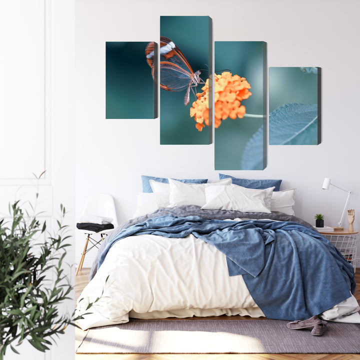 Canva - Butterfly in the Summer Garden, N-3831