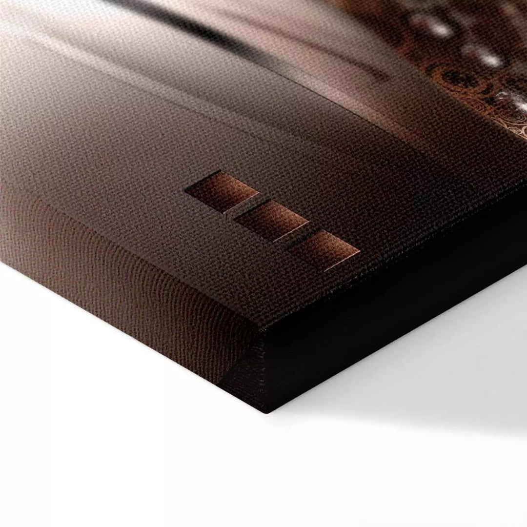 Kanva - Zelta vētra | Abstrakts dizains, 55898