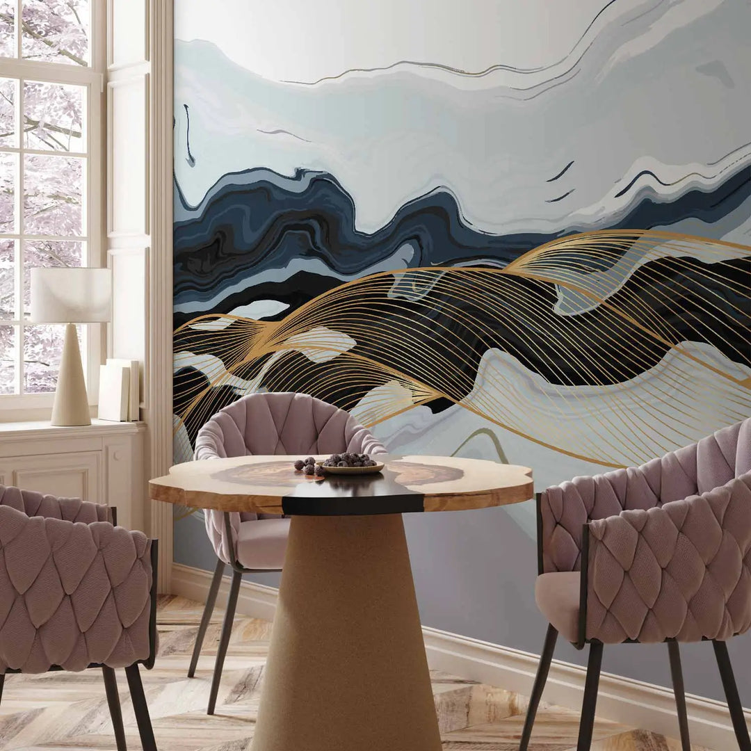 Wall Murals - Abstract waves, 160651