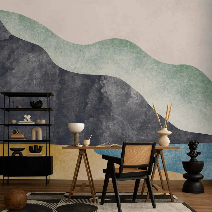 Wall Murals - Geometric mountains, 160652