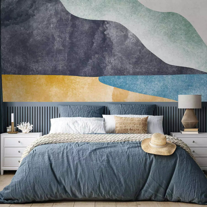 Wall Murals - Geometric mountains, 160652