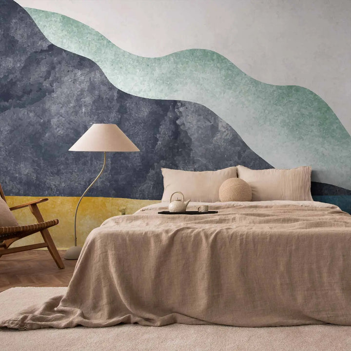 Wall Murals - Geometric mountains, 160652