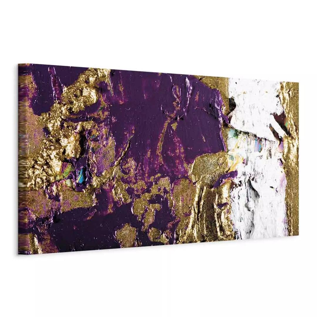 Canvas-taulut Violetti aalto (x 1)
