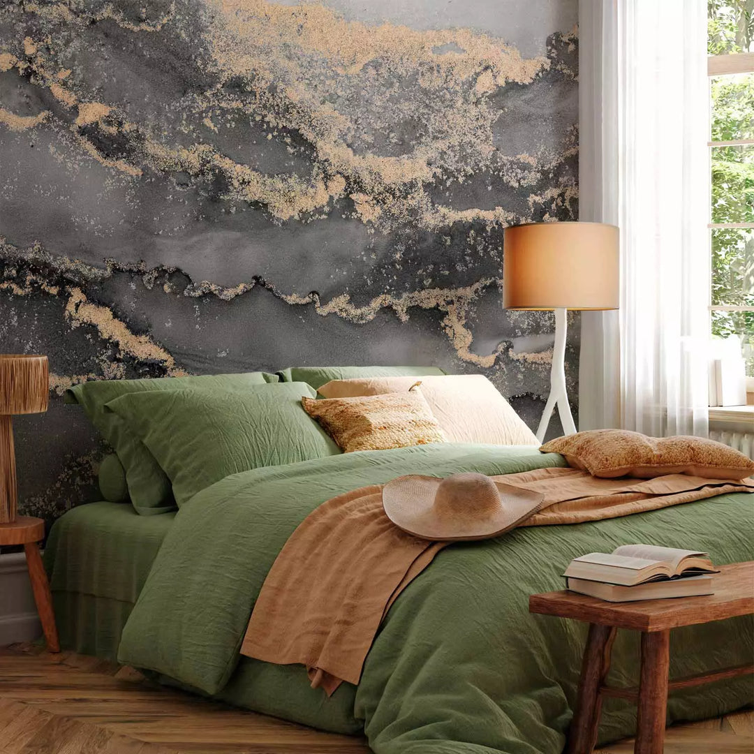 Wall Murals - exciting marble pattern gray, 151271