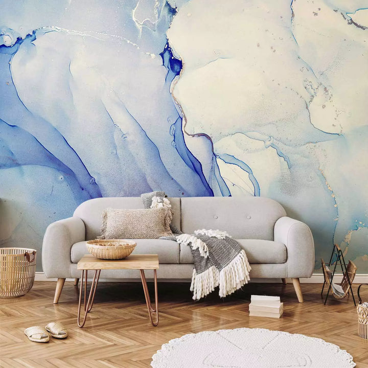 Fototapetes ar abstrakciju zilos toņos, 151519