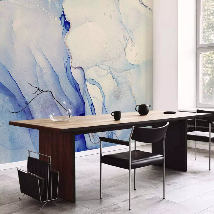 Fototapetes ar abstrakciju zilos toņos, 151519