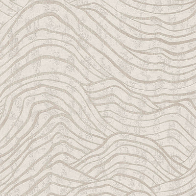 Abstract wallpaper with mountain pattern in soft shades, 1403500 AS Creation