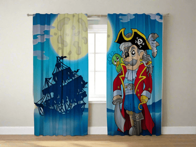 Curtains for children's room - Pirate Tapetenshop.lv