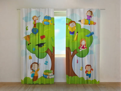 Curtains - Happy School Tapetenshop.lv