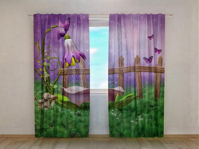 Curtains - Fabulous flower Tapetenshop.lv