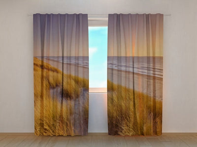 Curtains - Sunset in the Netherlands Tapetenshop.lv