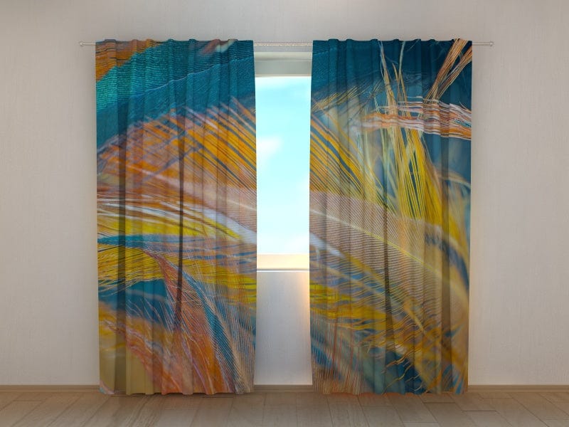 Aizkari - Spalvas boho stilā  Tapetenshop.lv