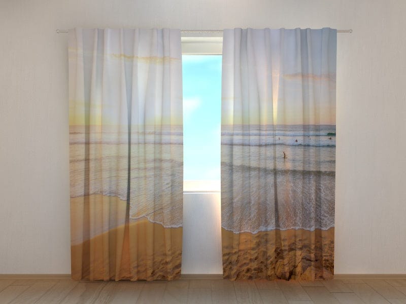 Curtains Spanish coast Tapetenshop.lv