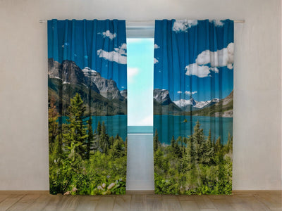 Curtains - Summer in the mountains Digital Textile