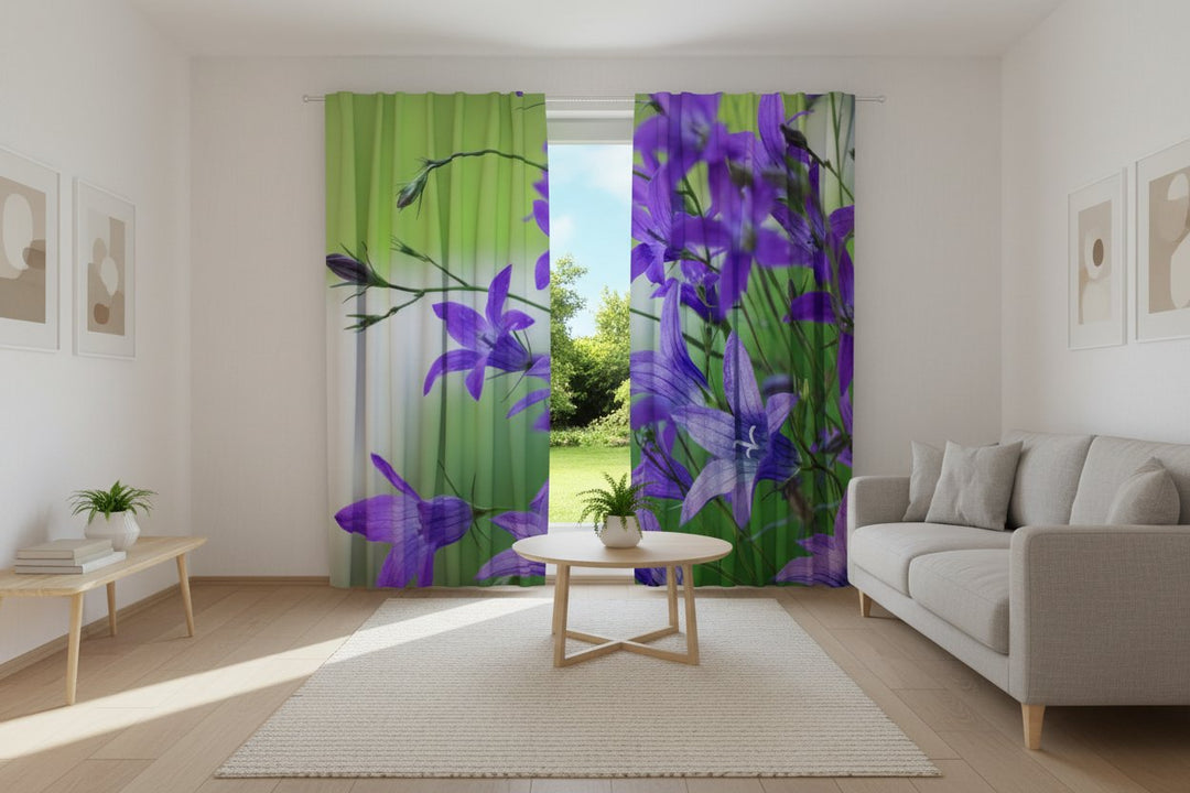 Lilledega kardinad - Sinised viirukid