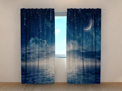 Curtains Starry night Tapetenshop.lv