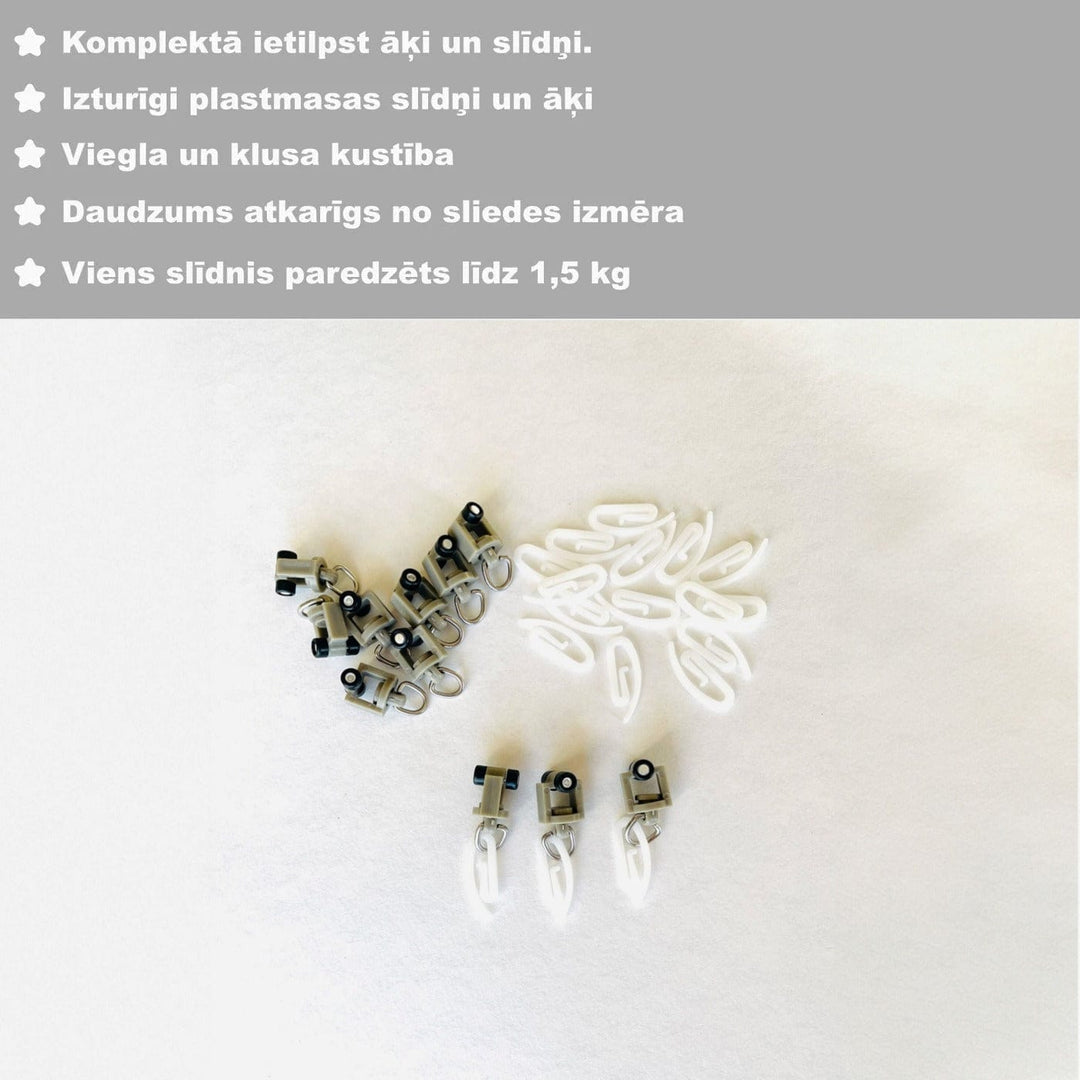 Zelta alumīnija aizkaru karnīze | Griestu stiprinājums | Ražošana Digital Textile XL