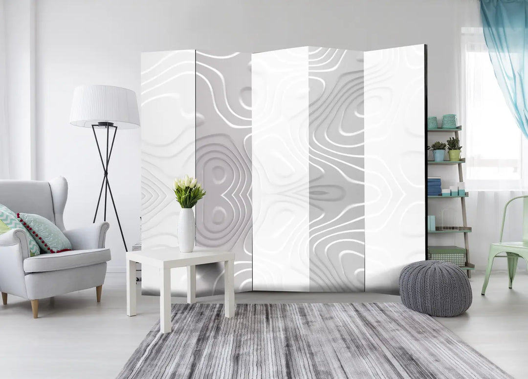 Istabas aizslietnis Abstrakcija gaišos toņos (225x172 cm) ART XL