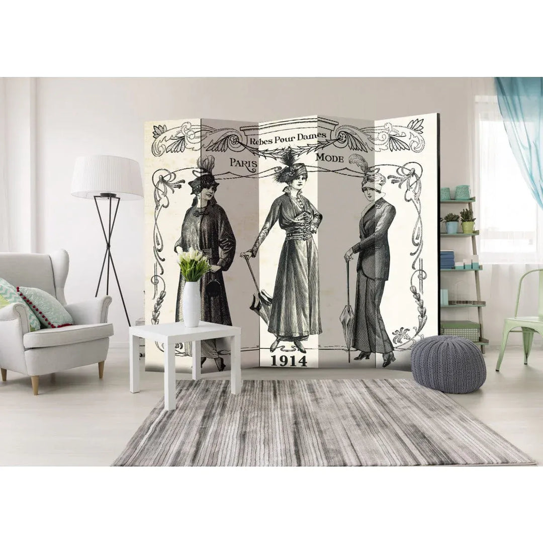 Istabas aizslietnis Retro modes dāmas 225x172 cm (divpusējs) ART XL