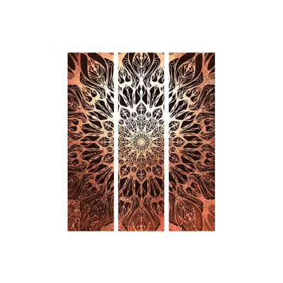 Aizslietnis ar austrumu ornamentu - Zirnekļtīkls (oranžs) 135x172 cm ART