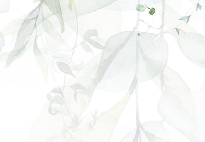 Tilanjakaja - vihreillä lehdillä - Lempeä luonnon kosketus, 136157, 225x172 cm TAIDE
