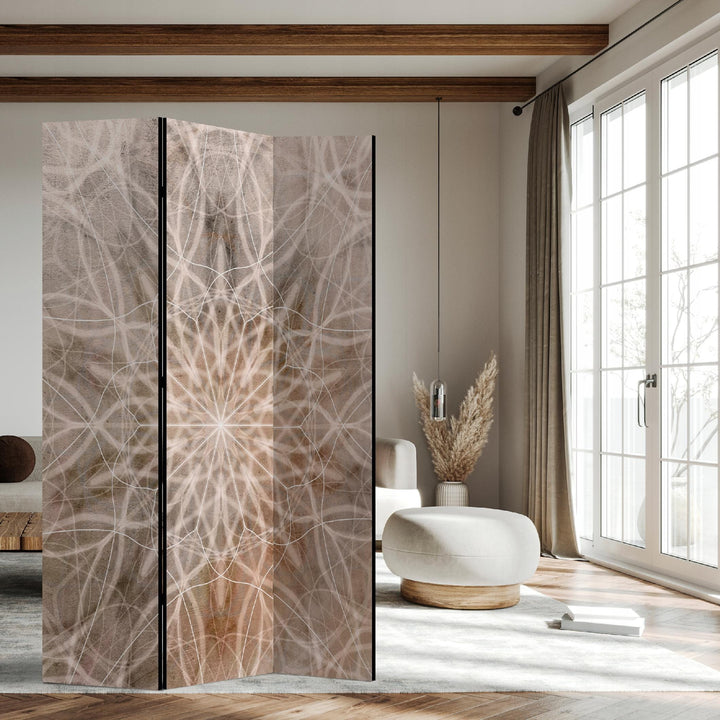 Aizslietnis, divpusējs, 135x172, Harmonija - ar mandala rakstu brūnos toņos L-ART