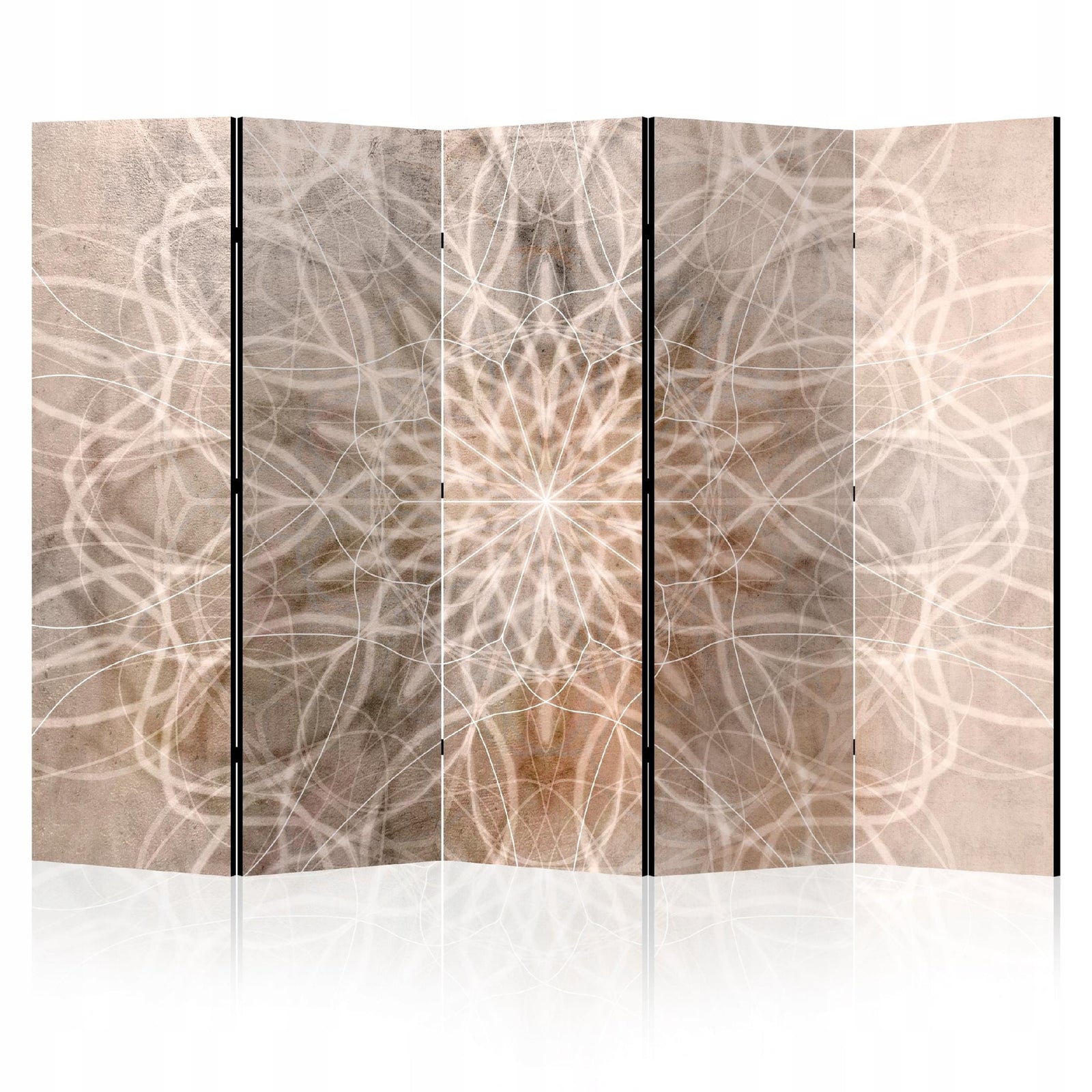 Aizslietnis, divpusējs 225x172, Harmonija - ar mandala rakstu brūnos toņos L-ART