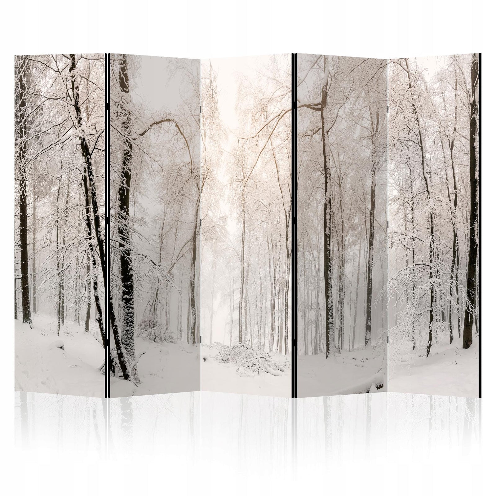 Dekoratīvs istabas aizslietnis, divpusējs, 225x172, Sniegotā meža pasaka L-ART