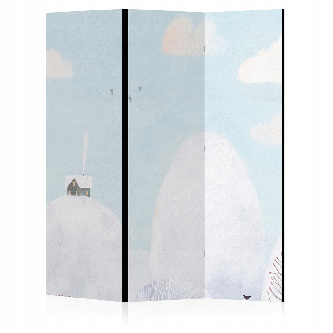 Aizslietnis, divpusējs, bērnu istabai, 135x172, Ziemas pasaka L-ART