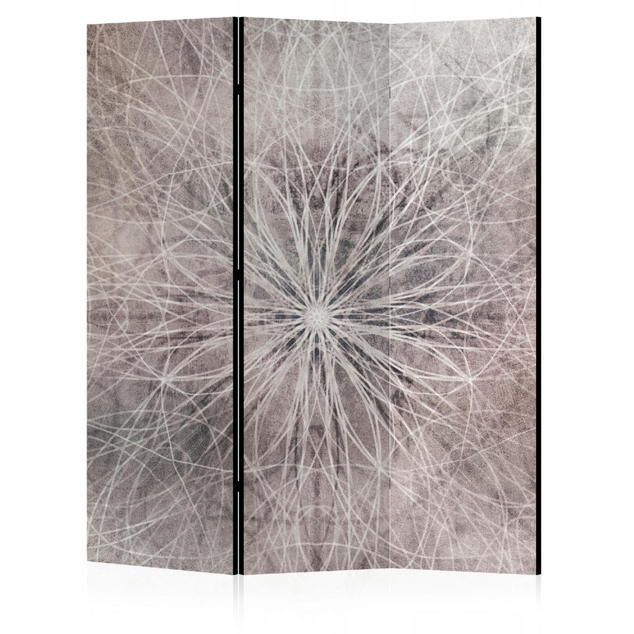 Aizslietnis, divpusējs istabas sadalītājs, 135x172, Abstraktā mandala L-ART