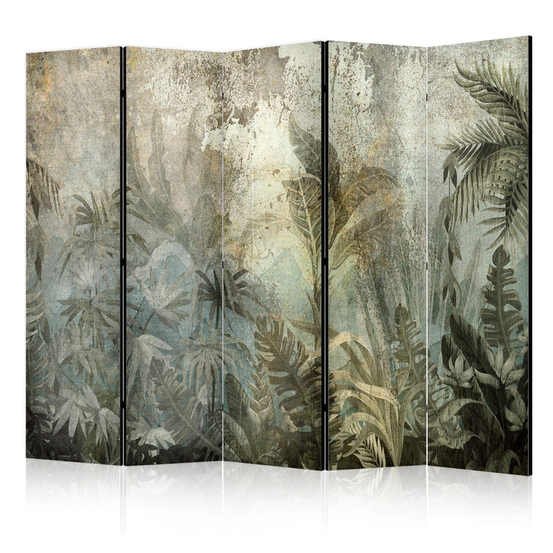 Room divider - Exotic Tropical Forest in Natural Green, 151417, 225x172 cm ART