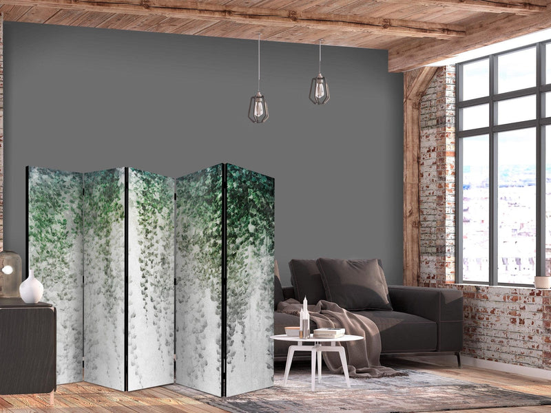 Room divider - Composition with dark ivy, 150976, 225x172 cm ART