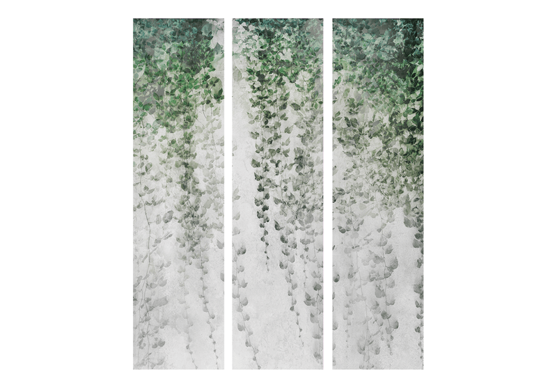 Room divider - Composition with dark ivy, 150977, 135x172 cm ART