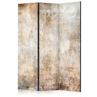 Širma, kambarių pertvara - Rūdžių tekstūra - pastelinės rudos spalvos abstrakcija, 150962, 135x172 cm ART
