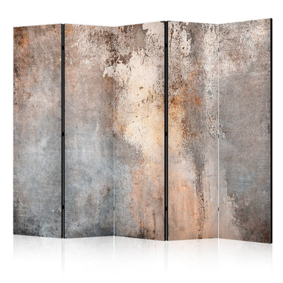 Room divider - Rust texture in sepia and grey, 151410, 225x172 cm ART