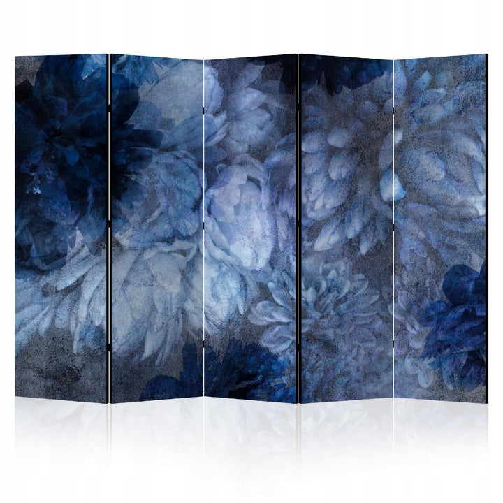 Aizslietnis, vienpusējs, 225x172, Nakts dārza noslēpums, ziedi zilā L-ART