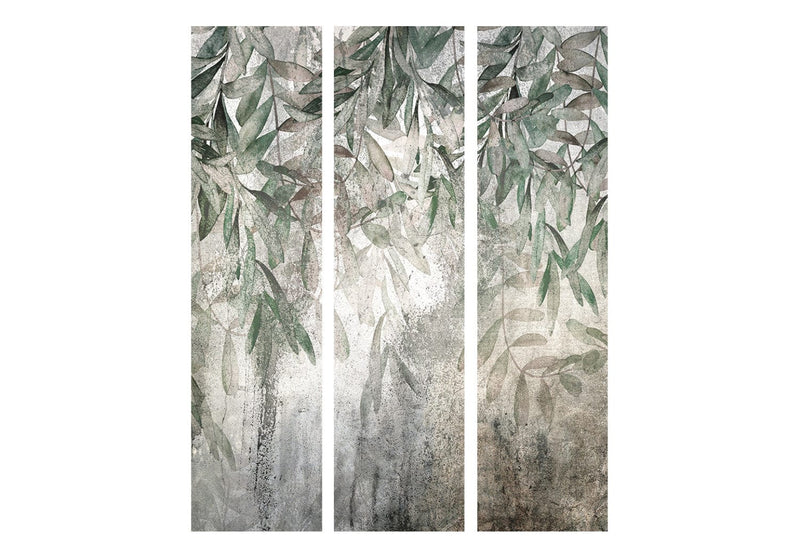 Aizslietnis Zaļas lapas miglā 135x172 cm ART