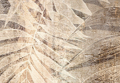 Круглая картина (Deluxe) - с пальмовыми листьями - эскиз пальмы, 151478 G-ART
