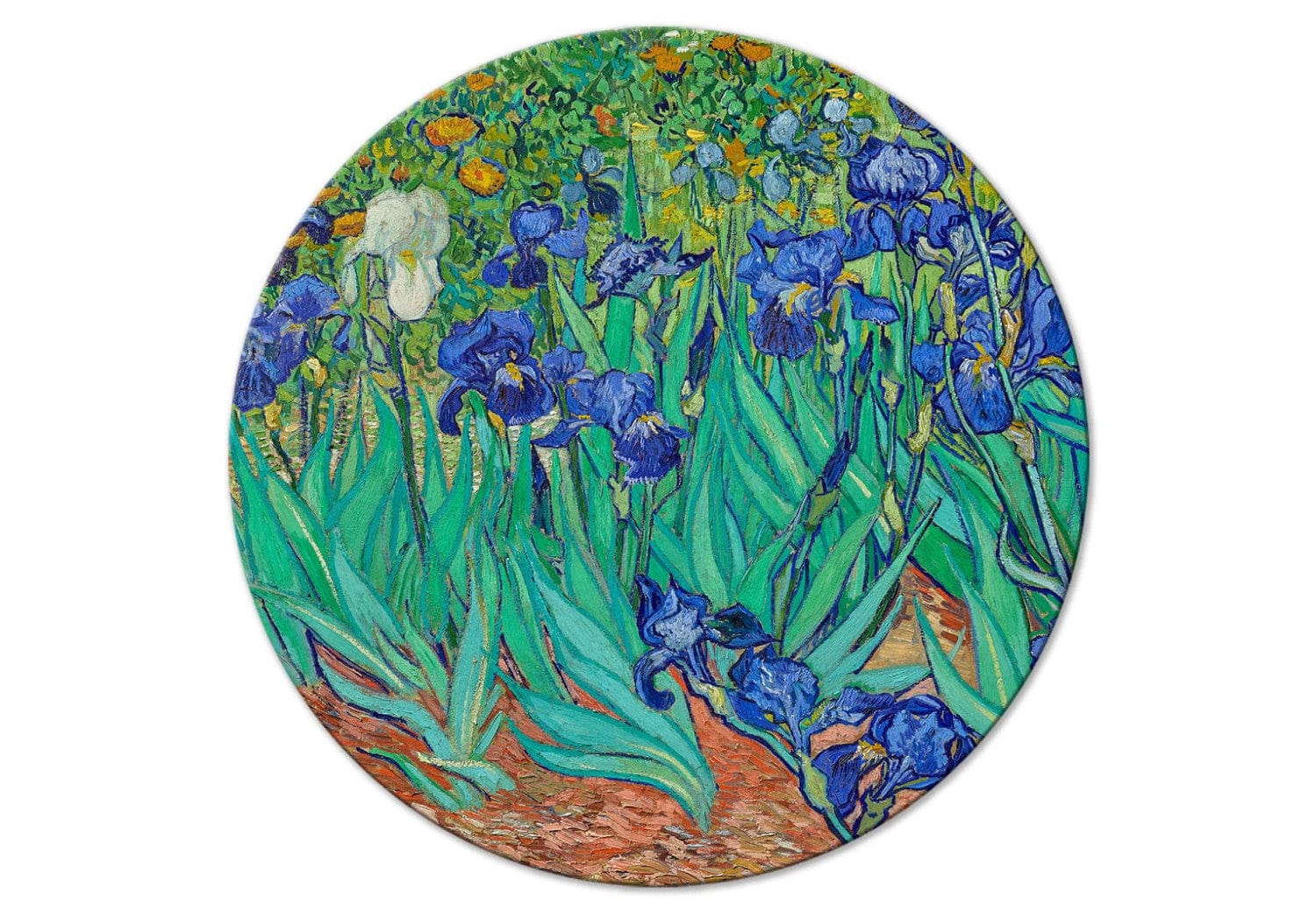 Apaļa glezna (Deluxe) - Īrises - Vinsents van Gogs - 148740 G-ART