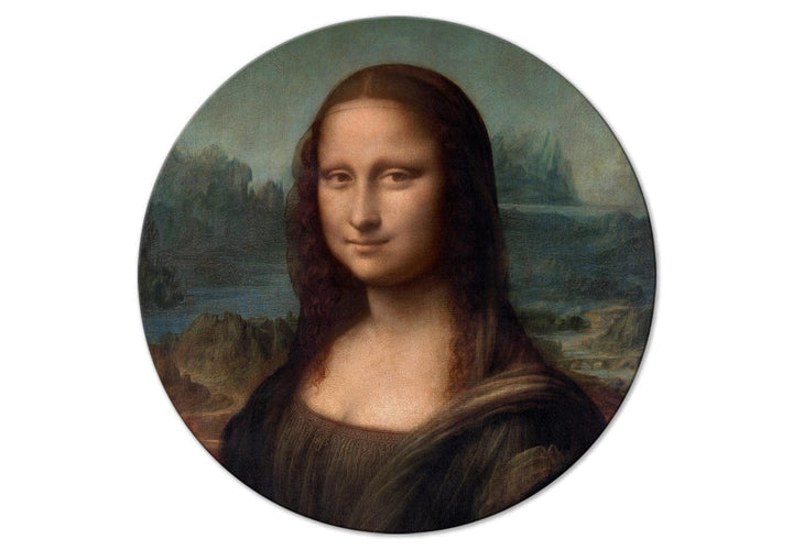 Apaļa glezna - Leonardo da Vinči - Mona Lizas portrets - 148722 G-ART