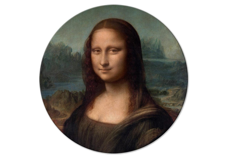 Apaļa glezna - Leonardo da Vinči - Mona Lizas portrets - 148722 G-ART